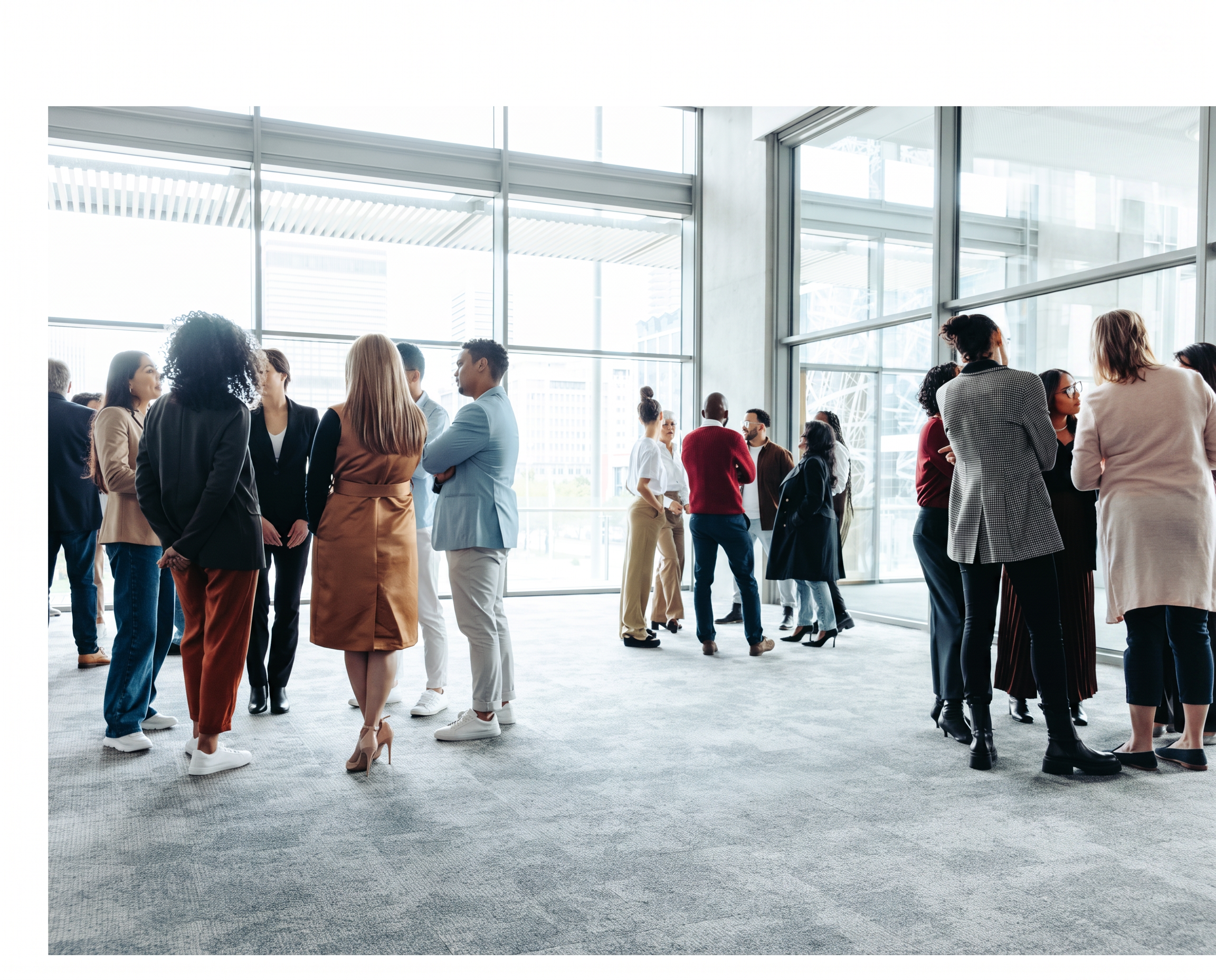 Independents in the optical community networking in a bright venue